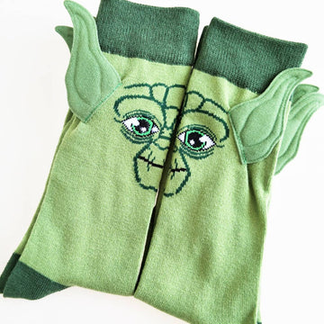 Calcetines Comics La Guerra de Las Galaxias Star Wars Yoda Calcetines con Orejas Pequeñas Accesorios